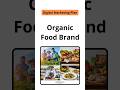 Digital Marketing Plan for Organic Food Brand