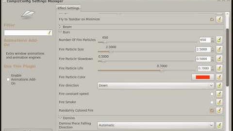 Enabling Burn Effect in Compiz