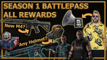 EVERY REWARD From Tarkov Season 1 - Battlepass, Tactical Map, and Ref