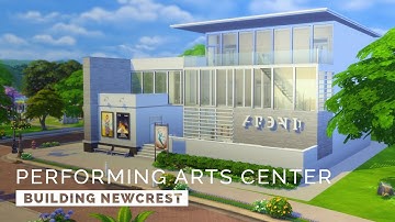 Sims 4  |  Speedbuild  |  Building Newcrest - Performing Arts Center