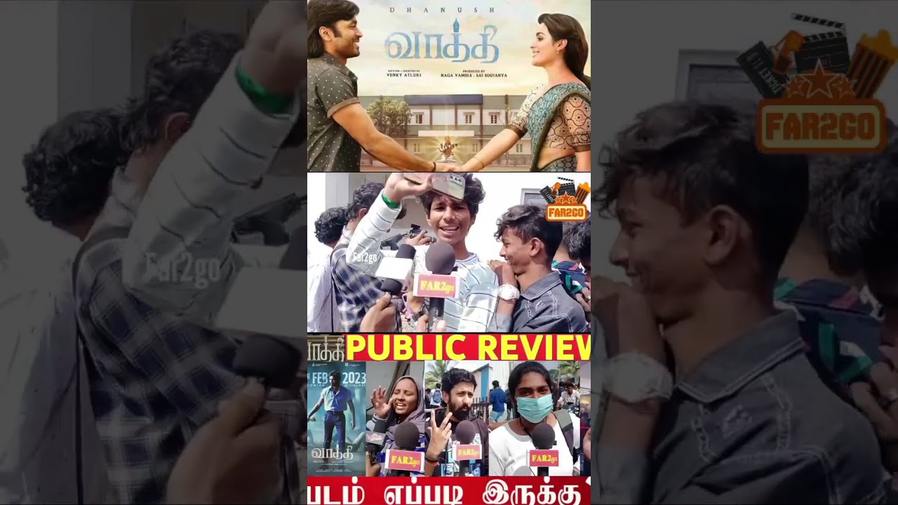 Vaathi Movie Review | Funny Review End Vera Level | Dhanush Movie Review |