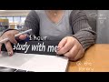 1hr study with me 📓 library edition | real time, lo-fi, digital note taking, pre-dental student