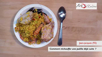 Comment faire réchauffer une paella au four ?