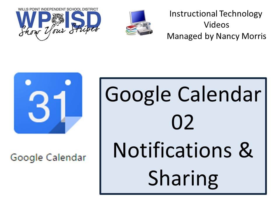 Google Calendar 02 Default Notifications and Sharing YouTube