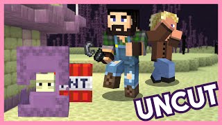 End Raiding with only TNT?!? 🧨UNCUT Edition!
