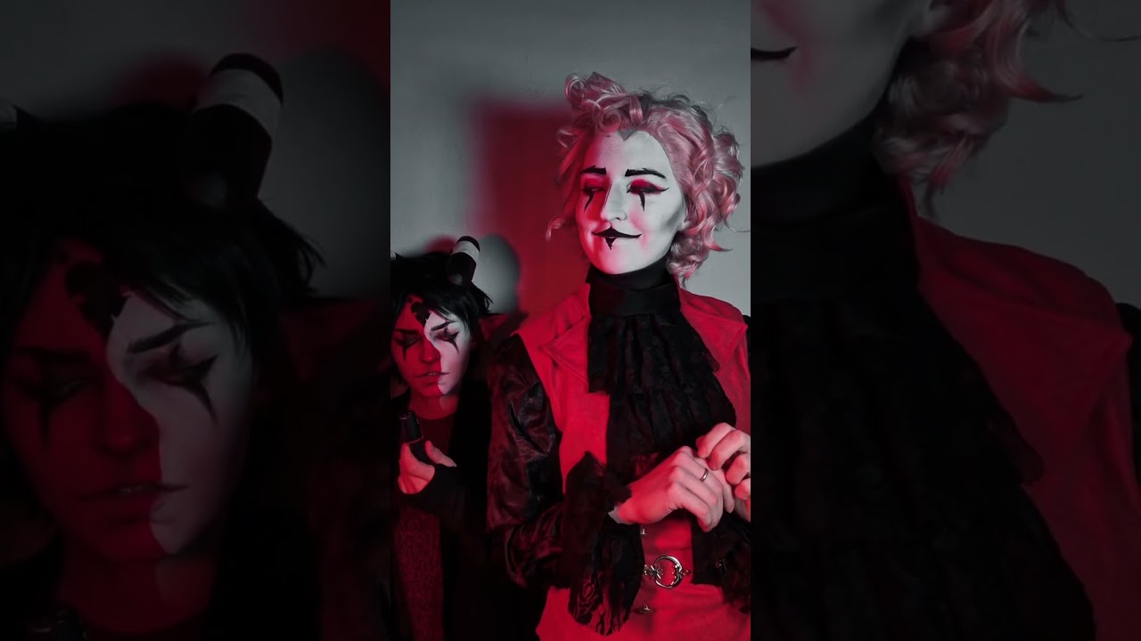 Stolitz Honeymoon Night - Blitzo and Stolas in real life - Helluva Boss cosplay