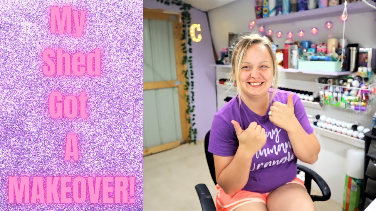 Small Shed Remodel | Small Craft Room Organization | Organization Hacks