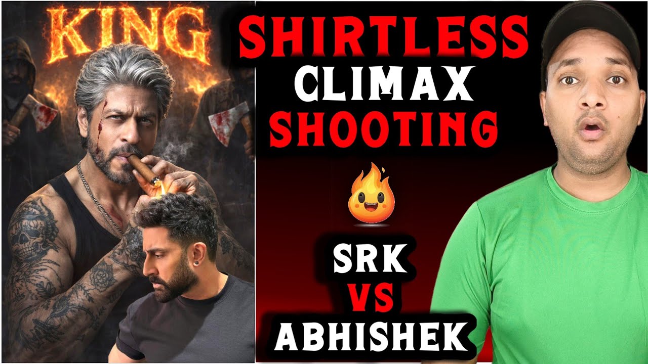 King Movie Climax Shooting SRK Shirtless | Srk VS Abhishek | King Movie Shooting Update | King  Srk