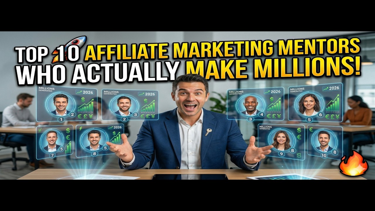 🚀 Top 10 Affiliate Marketing Mentors Who Actually Make MILLIONS in 2026 ...