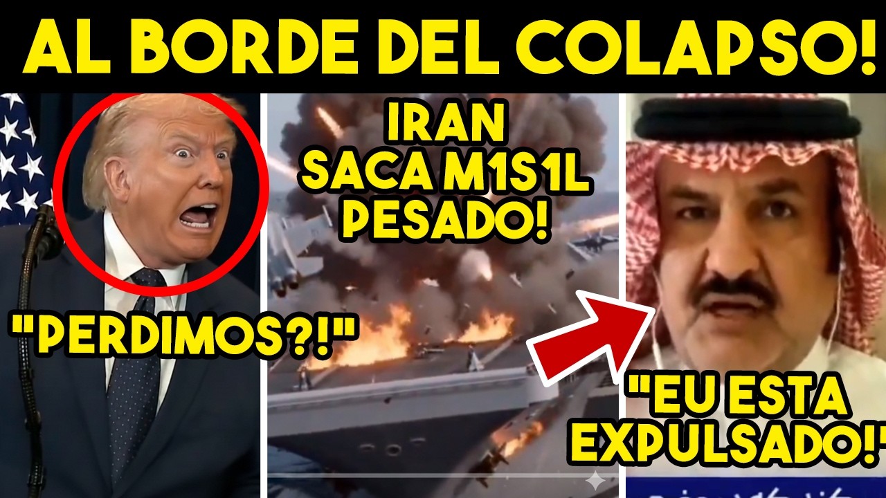 INSOLITO! IRAN LO HUNDE EN MINUTOS, EU CAYO. TRUMP EN SH0CK, LO CORREN DE AHI. BRICS GANA