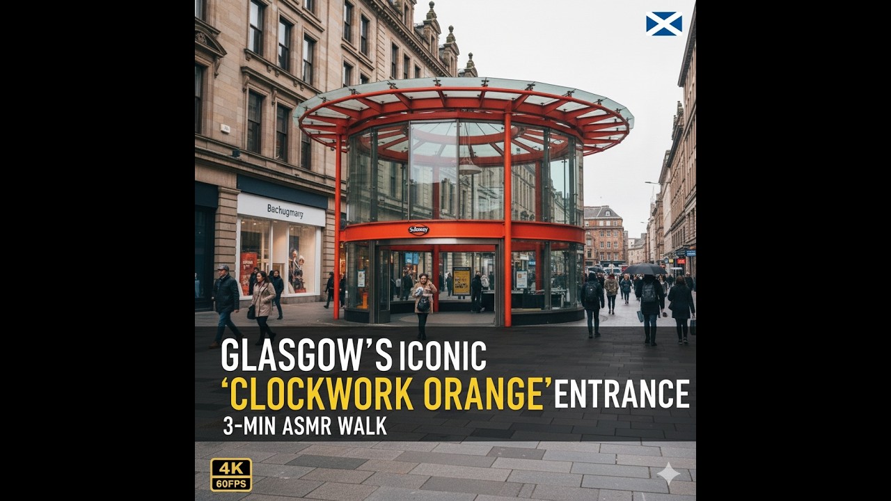 Glasgow ASMR: 3 Minutes at Buchanan Street Subway Station 🏴󠁧󠁢󠁳󠁣󠁴󠁿