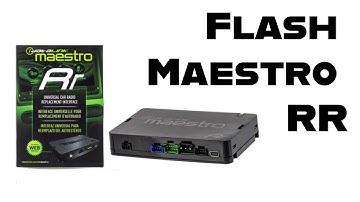 How to Flash Maestro RR on my Jeep Wrangler
