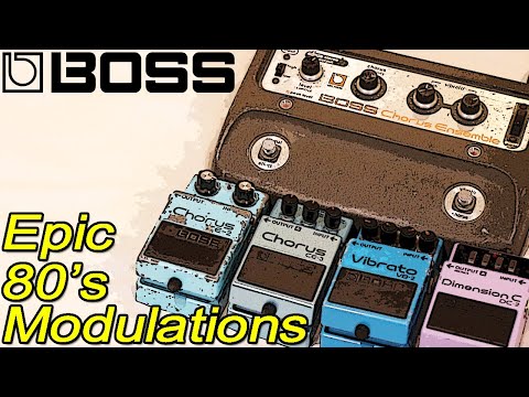 Vintage Boss Modulations Compared: CE-1, CE-2, CE-3