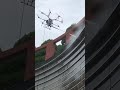 高圧洗浄機が空を飛ぶ時代になった　lying high pressure washer