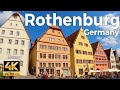 Rothenburg, Germany Walking Tour (4k Ultra HD 60fps)
