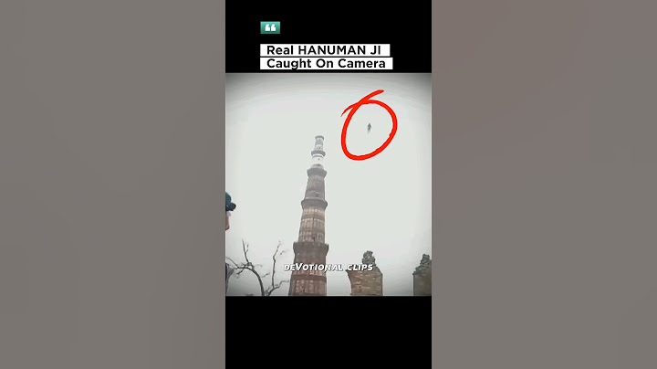 Real HANUMAN JI caught on camera | Hanuman Ji Flying | #shorts #god