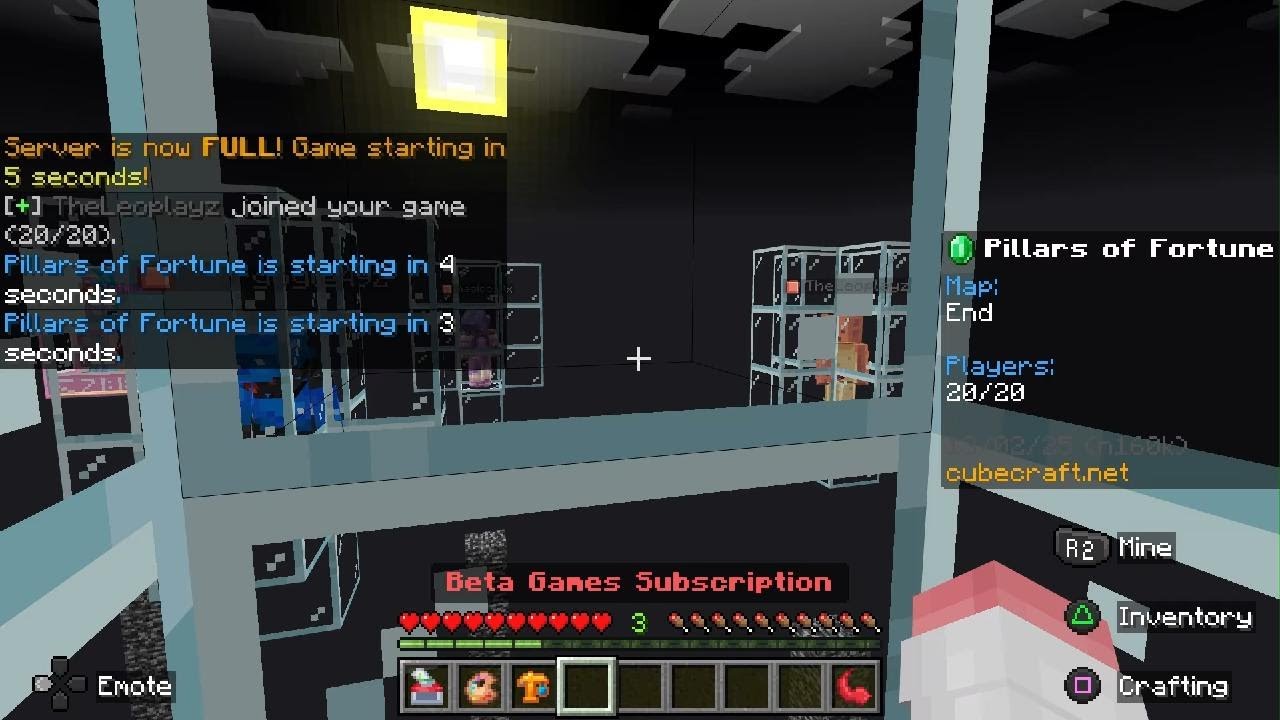 Minecraft cubecraft server Play Store. - YouTube