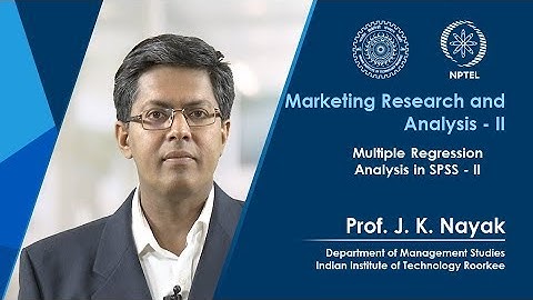 46. Multiple Regression Analysis in SPSS - II
