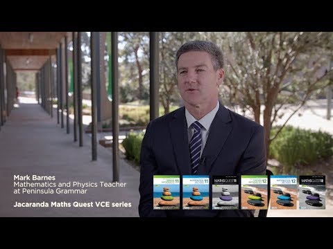 Jacaranda Maths Quest VCE series: How Mark prepares his students for VCE Mathematics success