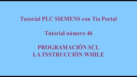 046- Programacion SCL 4. WHILE con Factory IO