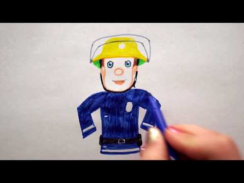 Video: Wie Zeichnet Man Einen Feuerwehrmann