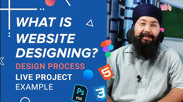 What is Website Designing in Punjabi | Design Process | Live Project Example