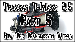 Traxxas T-Maxx 2.5 Part 5 How The T Maxx Transmission Works Forward Reverse 2 Speed screenshot 5