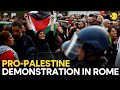 Israel-Palestine War: Pro-Palestine demo is held in central Rome | Israel Live | WION