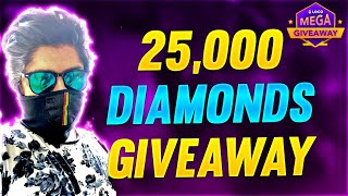 25,000 Diamonds Free Fire Live Custom Room | Join Loco