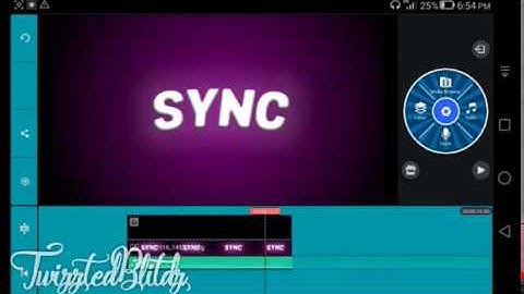 Kinemaster Sync Tutorial || Full Android