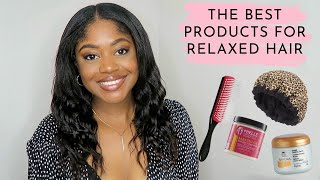 My Favourite Products For Relaxed Hair In 2020 | Healthy Hair Junkie