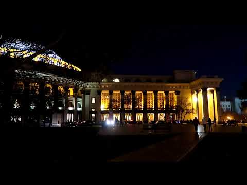 Вечерний Новосибирск октябрь 2018