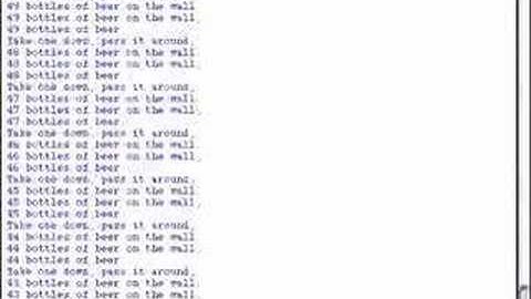 99 Bottles of Beer on the Wall