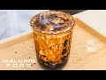 흑당 버블우유가 만들어지는 과정 Brown Sugar Boba Milk / 대구 동성로 행복당 / Korean street food