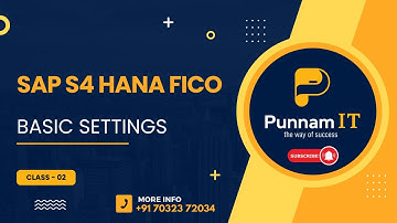 SAP S4 HANA FICO Basic Settings Class 02