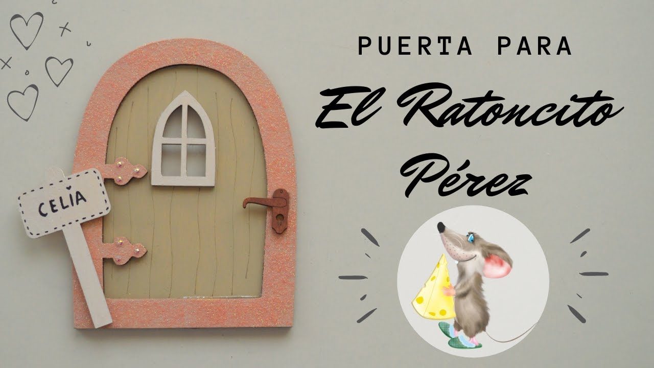 DIY: PUERTA PARA EL PÉREZ. TUTORIAL | LaMaletadeRayas YouTube