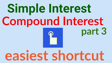 Clip 68 * Simple Interest, Compound Interest..Part-3.. Easiest shortcut  of compound interest