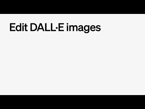 Editing DALL·E Images in ChatGPT