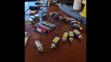 Speed test - what causes some solenoids to stick on from time to time? #playerpiano #arduino