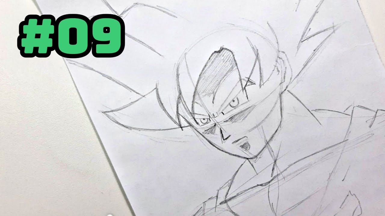 ✍️Desenhando#3 Goku instinto superior🥵 Qual personagem vc