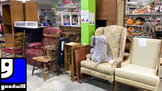 GOODWILL SHOP WITH ME FURNITURE SOFAS TABLES DECOR KITCHENWARE MEDIA SHOPPING STORE WALK THROUGH