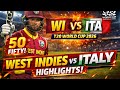 West Indies vs Italy Highlights 2026 🔥 | WI vs ITA ICC T20 World Cup Full Match Highlights | Shai Ho