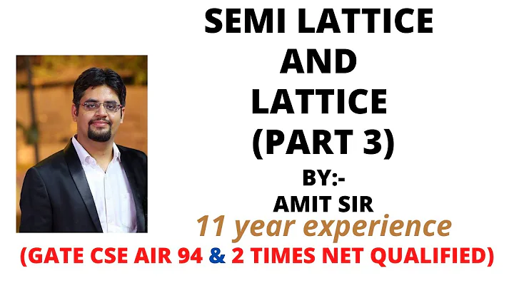239. semi lattice and lattice part 3
