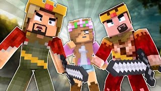 DAD & LEOS DAD ARE AT WAR! Minecraft Royal Family w/LittleKellyandCarly and Raven (Custom Roleplay)