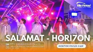 Salamat - HORI7ON (호라이즌) | The Lucky HORI7ON Fan Signing Event at SM City Dasmariñas Cavite 04282024