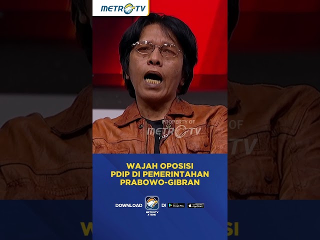 Wajah Oposisi PDIP di Pemerintahan Prabowo-Gibran #shorts class=