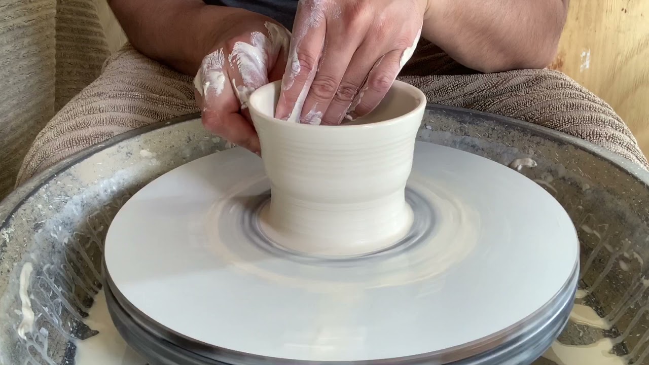 5 Minutes of Clay Pottery Satisfying Wheel Throwing Bowl 41 YouTube