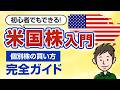 【初心者向け】米国株投資入門！ゼロから始める個別株の買い方完全ガイド