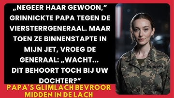 Hij Lachte Mij Uit Voor Een Vier Sterren Generaal — Totdat Hij Besefte Dat Ik Het Vliegtuig Bezit