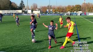 U10 PSG vs R.C Lens # mi-temps 1/3 # 11 Novembre 2021